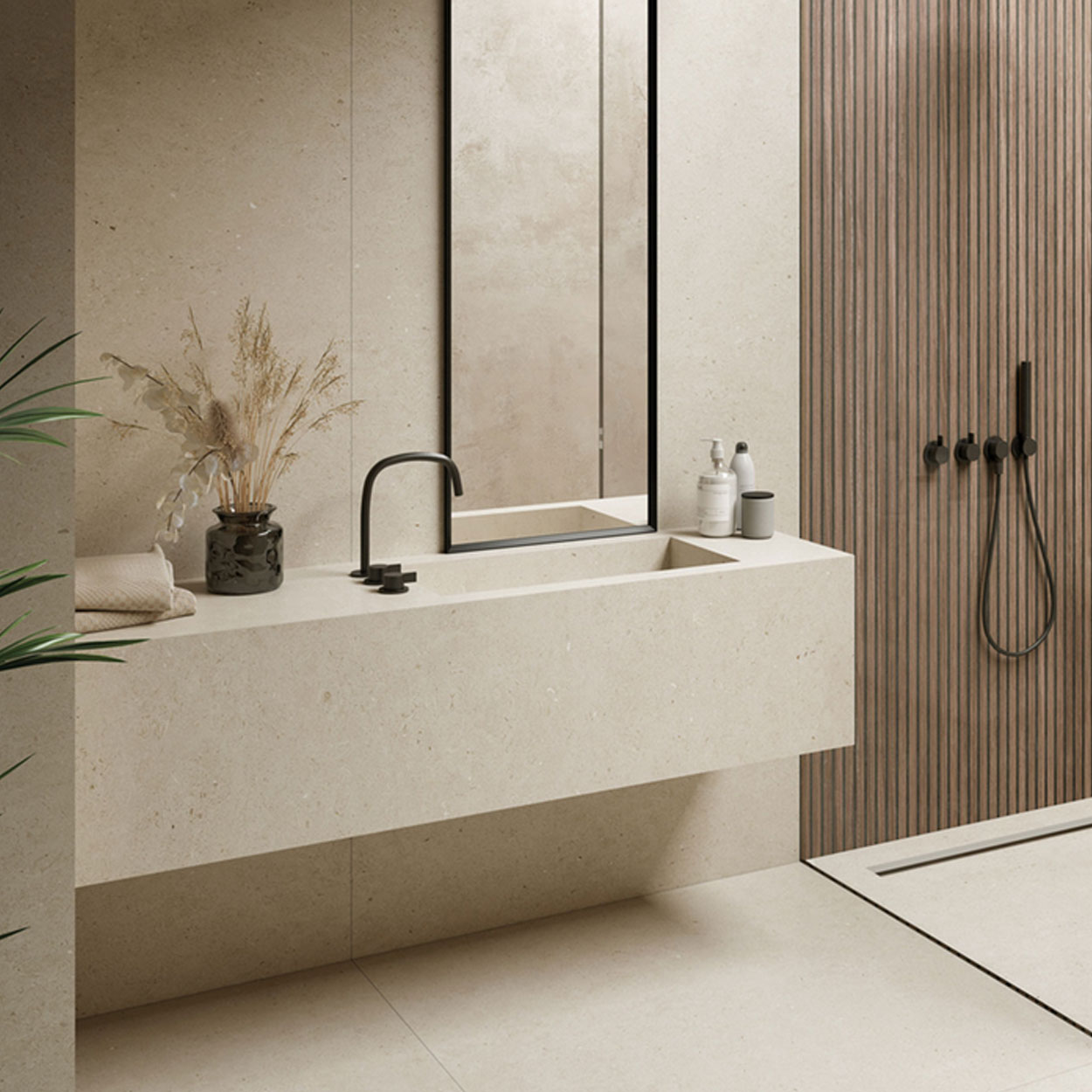 Durstone Somport Sand Vloertegel 120x120cm